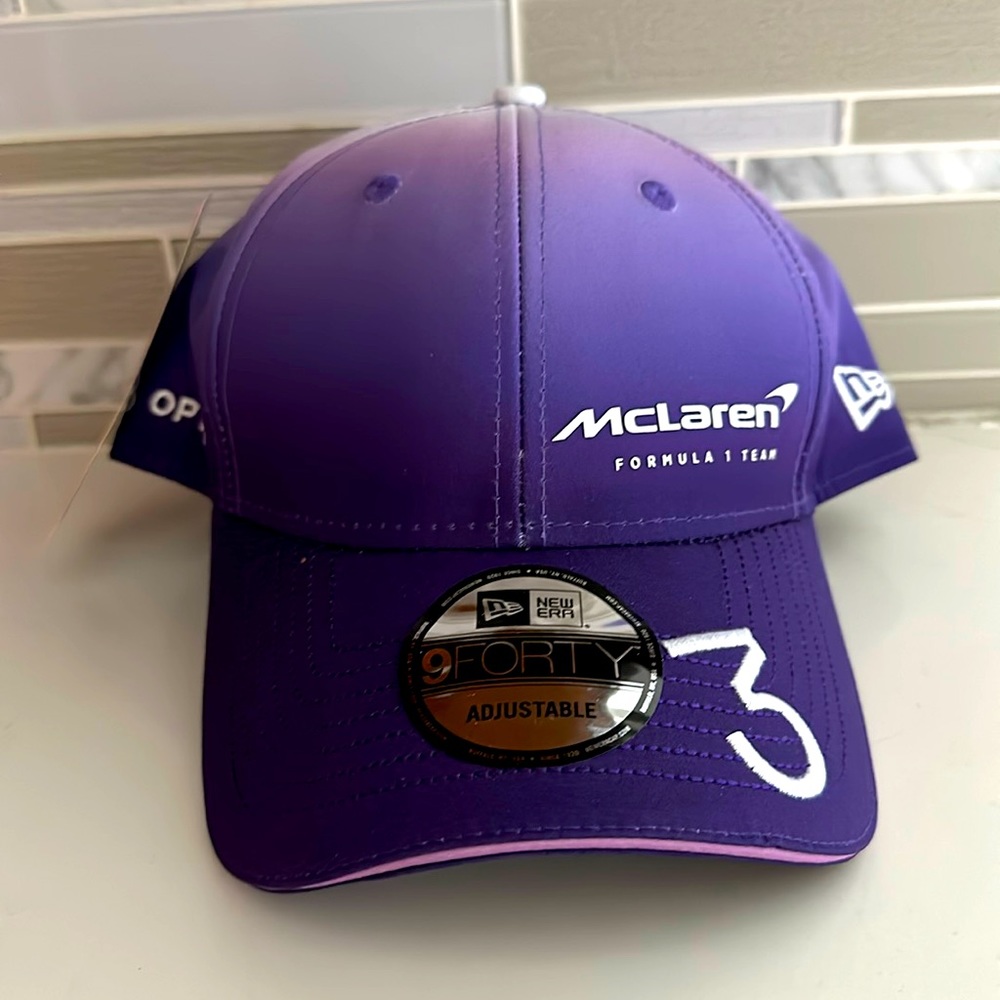 McLaren Formula 1 racing team blue adjustable New Era cap 🧢